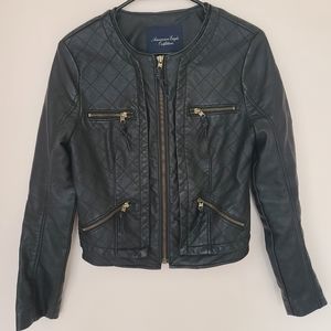 American Eagle Faux Leather Jacket